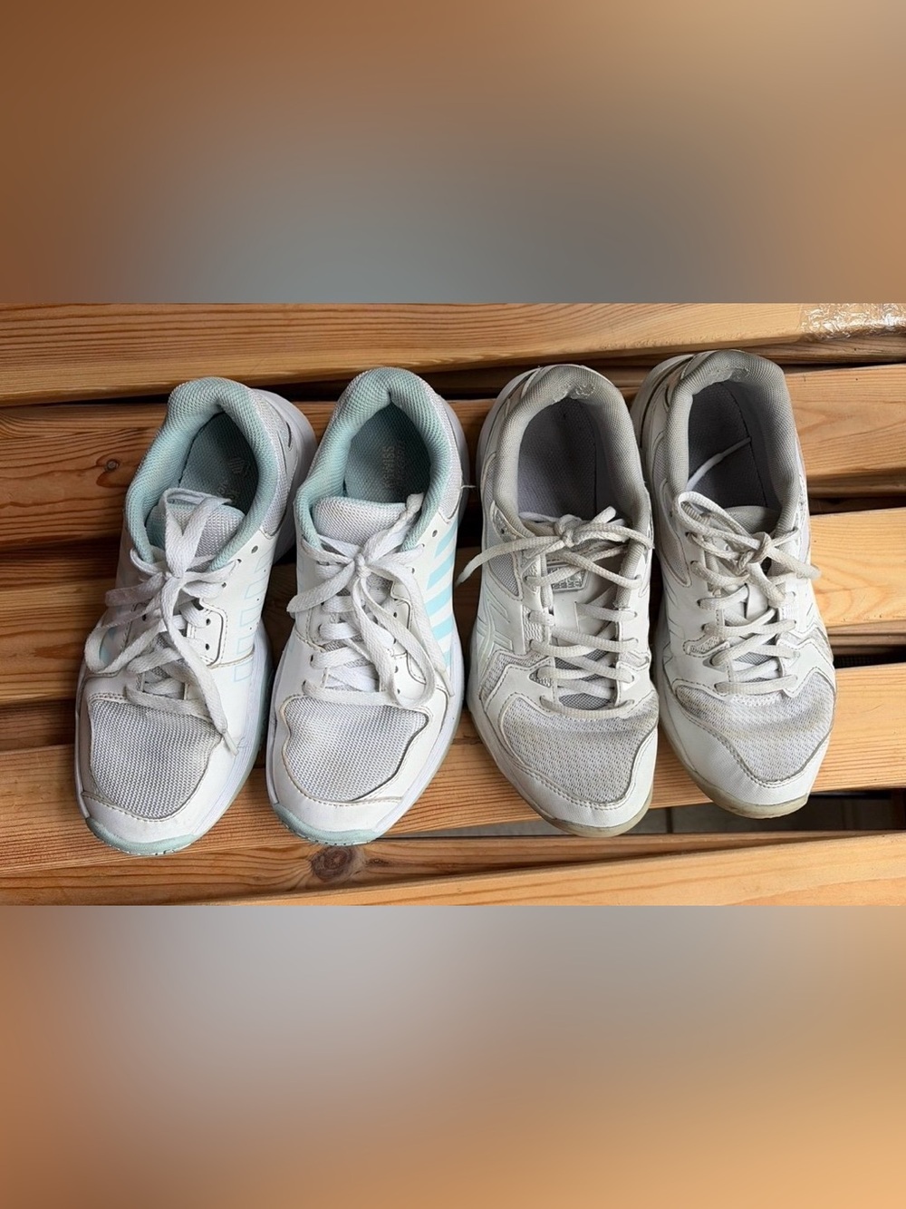 2 Athlete Women’s Shoes size7 K-Swiss & ASICS